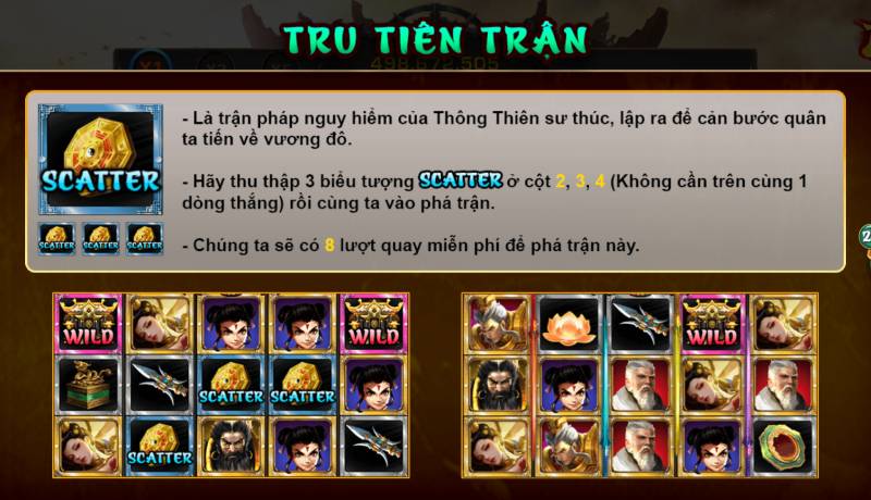 Slot Game Phong Thần - Thần Thoại Đông Phương Kết Hợp Nổ Hũ 6 Chinh Phục Tru Tiên Trận