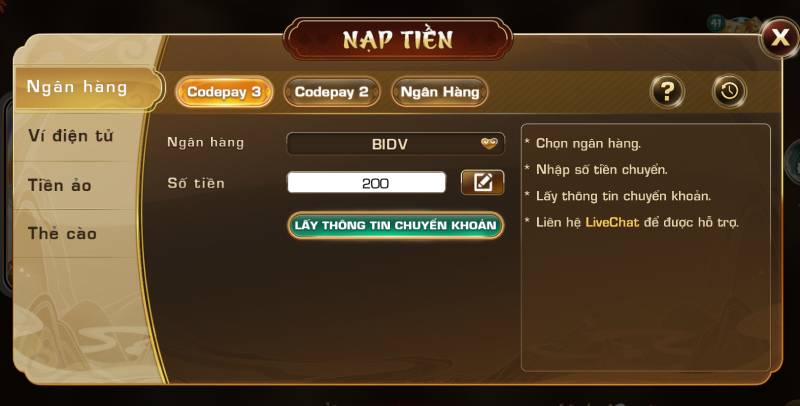 Iwin Pdefi【Iwin Club】- Link tải iWin Club - iPhone, Android, APK, PC 14 Nạp Tiền Qua Ngân Hàng